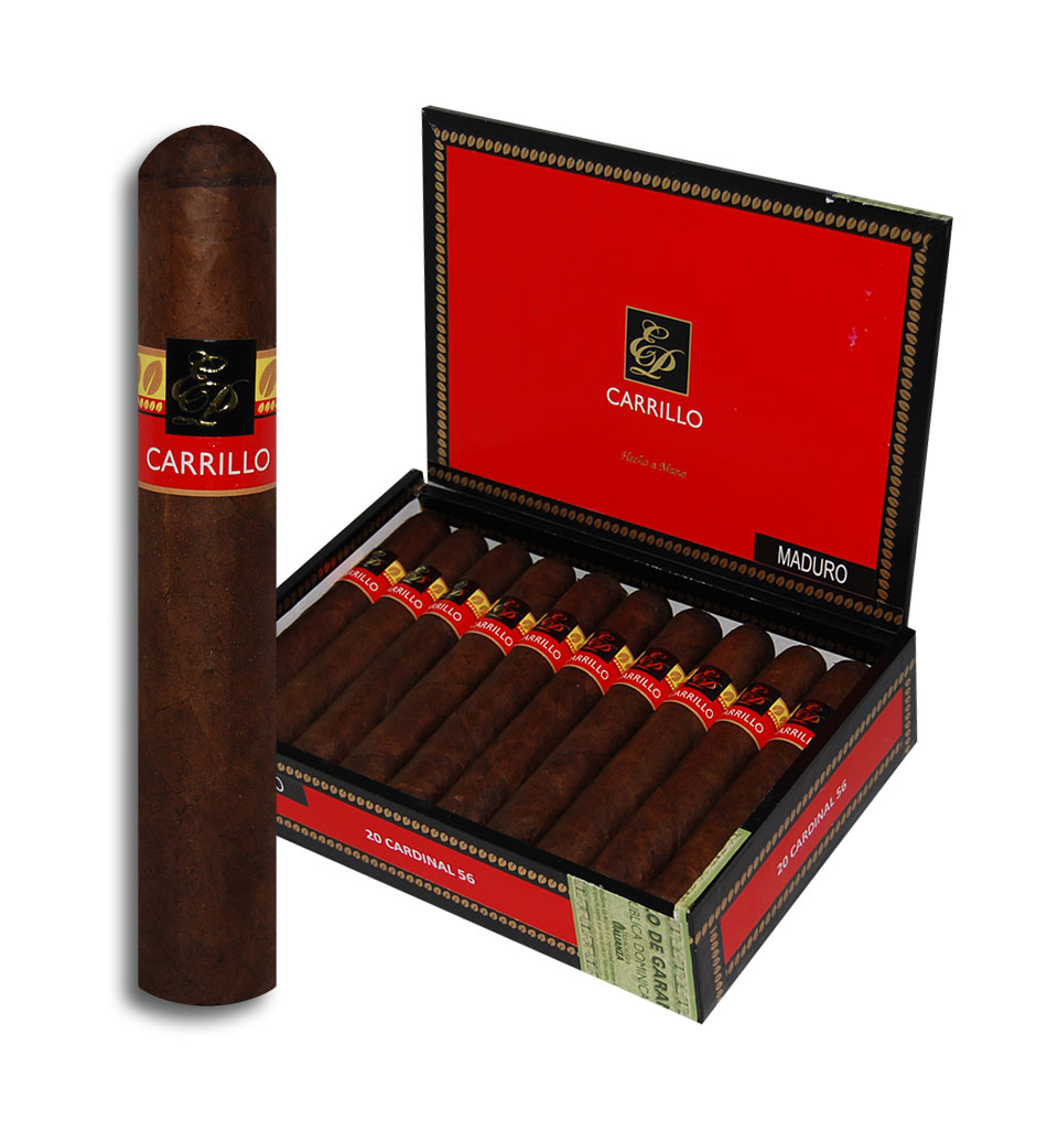 EP-Carrillo-Hecho-a-Mano-Cardinal-56-Maduro EP Carrillo Hecho a Mano Cardinal 56 Maduro