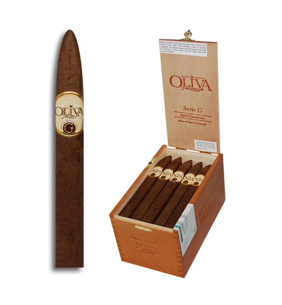 Oliva-Serie-G-Aged-Cameroon-Torpedo Oliva Serie G Aged Cameroon Torpedo