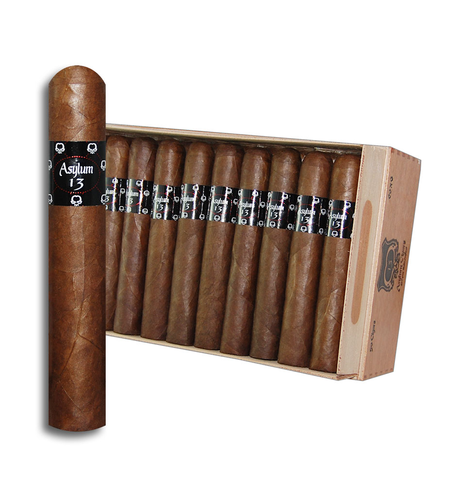 Asylum-Cigars-13-60x6-Box-of-50 Asylum 13 6x60